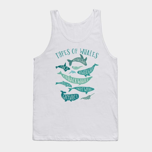 Vintage Whale Lover Design Tank Top by MarkusShirts